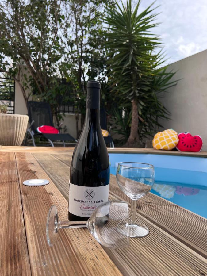 Charmante maison Climatisée avec piscine au Calme à Carcassonne Exterior foto