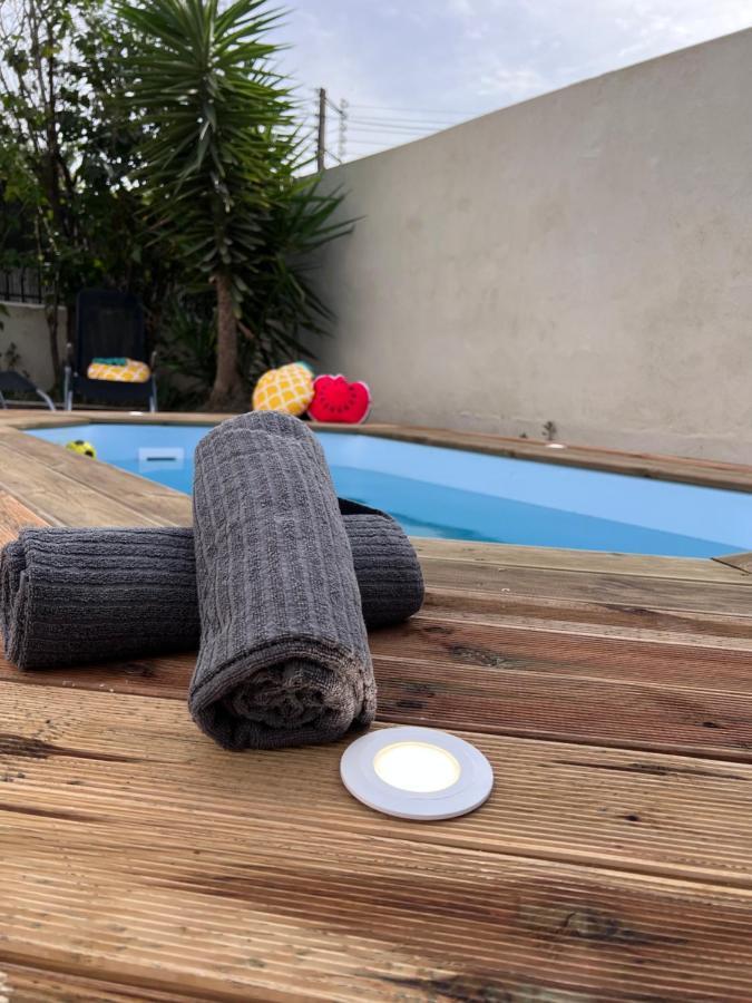 Charmante maison Climatisée avec piscine au Calme à Carcassonne Exterior foto