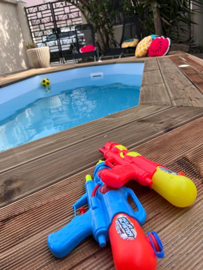 Charmante maison Climatisée avec piscine au Calme à Carcassonne Exterior foto